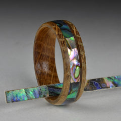 Bocote Hardwood Ring Core Blank, Size 9