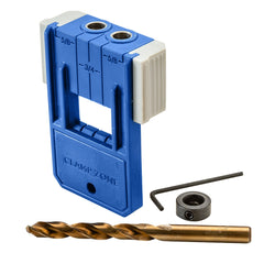 Rockler 1/4'' Doweling Jig Kit with Bit and Stop Collar