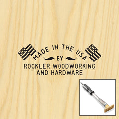 Four-Line Arc with Flags Branding Iron, Electric Handle