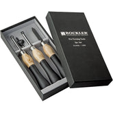 Pen-Turning Ergonomic Turning Tools, 2 Carbide, 1 HSS