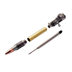 Deer Hunter Bolt-Action Pen Hardware Kit, Antique Pewter