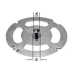 Festool Template Guide for OF 2200, 1/2'' OD x 3/8'' ID (495339)