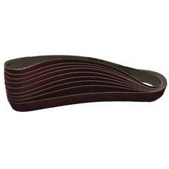 10-Pack 1'' x 30'' Sanding Belts for Rikon Belt Sander, 80-Grit