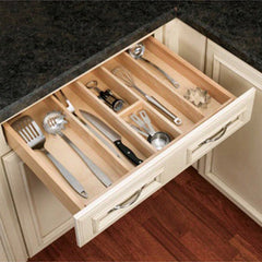18-1/2" Wide Trimmable Wood Utility Tray, Wood - Maple (4WUT-1)