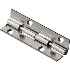 Jewelry Box Stop Hinge - 2", Brass Plated