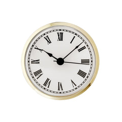 White Roman Precision Quartz Clock Movement