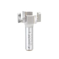 Amana Tool Carbide-Tipped Spoilboard Flattening/Rabbeting Router Bit, 1-1/8'' Dia. x 1/2'' Cutting Height x 1/4'' Shank