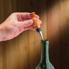Rockler Stainless Steel Bottle Stopper - Cone