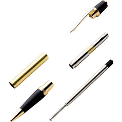 Manhattan Ballpoint Pen Hardware Kit - Gold