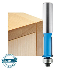 Rockler Flush Trim V-Groove Router Bit - 1/2" Dia x 1" H x 1/4" Shank