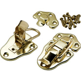 Brass Plated Large Catch, Pair