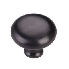 1-1/4'' Round Cabinet Knob, Dark Oil-Rubbed