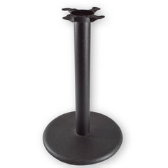 Round Flat Style 18'' Dia. Cast Iron Table Base, Table Height