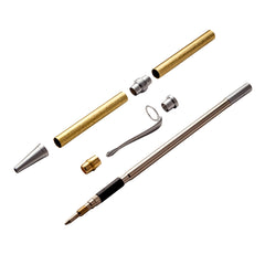 Slimline Click Pencil Hardware Kit, Brushed Satin