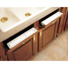 Tip-Out Tray LD Deluxe w/ 2 Pair of 45 Degree Hinges - 11 in. White