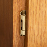 1/2'' Overlay Double Demountable Cabinet Hinges, Burnished Brass