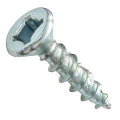 Centerline #6 x 5/8'' Flat Head Square X Wood Screws, Zinc, 100-Pack