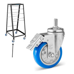 Locking Swivel Caster for Rockler Pack Rack Plus