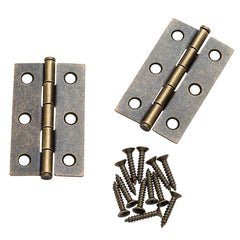 Flat-tipped Butt Hinges, 2-1/2'' L x 1-1/2'' W, Satin Nickel