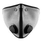 Large M2.5 Dual-Strap Mesh Face Mask, Titanium