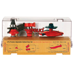Freud® 97-260 3-Pc. Door Router Bit Set - 1" H x 1/2" Shank