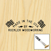 Three-Line Arc with Flags Branding Iron, Electric Handle