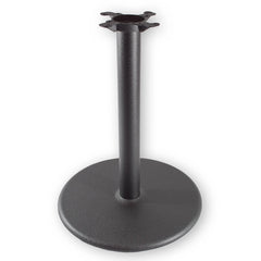Round Flat Style 18'' Dia. Cast Iron Table Base, Table Height