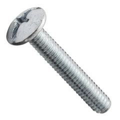 Centerline 8-32 x 7/8'' Truss Head Slot/Phillips Machine Screws for Pulls and Knobs, Zinc, 50-Pack