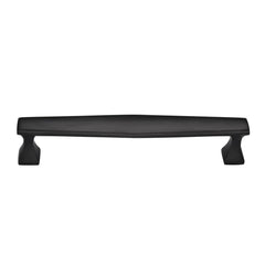 8-5/8'' Deco Cabinet Pull, Flat Black