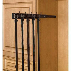 Belt / Scarf Organizer Wall Mounted for Closet - Belt Rack Static - Chrome - 12 in.