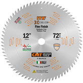 CMT ITK Extreme Fine Finish Miter Blade, 12'' x 72T x 1'' Bore