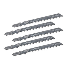 Bosch Basic 8 TPI T-Shank Jigsaw Blades, 5-Pack
