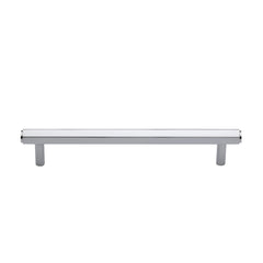 5-1/4'' Hex Modern Cabinet Pull, Polished Nickel