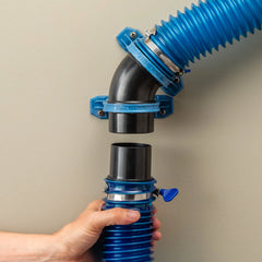 Dust Right Ready-Mount 2-1/2'' 45° Elbow