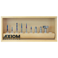 Axiom 9-Piece CNC Router Bit Set by Amana Tool (for Pro Series)