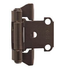 1/4'' Overlay Self-Closing Partial Wrap Cabinet Hinges, Oil-Rubbed Bronze