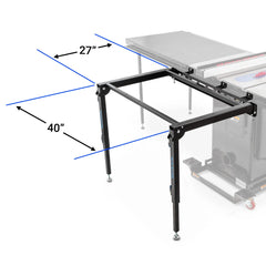 Rockler Rock-Steady Folding Table Saw Outfeed Kit