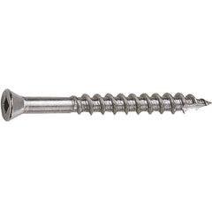 Trim Head Stainless Steel Square Drive Screws - 7 x 2-1/4" (50 per Pack)