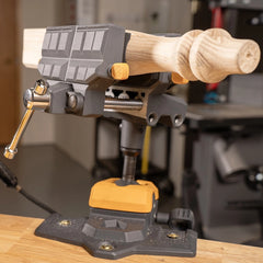 Work IQ Leather Vise Jaw Sleeves, Pair
