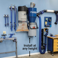 Drum Brackets for Dust Right Wall-Mount HEPA Cyclone Dust Collector