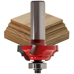 1-9/16'' D x 23/32'' H x 1/4'' R x 1/2'' Shank Freud #38-314 Quadra-Cut™ Cove and Bead Bit
