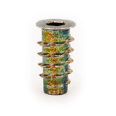 Threaded Insert for Soft Wood - Flanged - 3/8-16 x 13mm