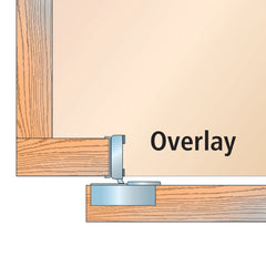 Full Kit Blum 105° Compact Clip Soft-Close Hinges for 3/4'' Face Frame, 3/8'' Overlay with Mounting Hardware