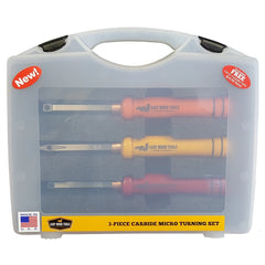 Easy Wood Tools 3-Piece Carbide Micro Turning Set with Bonus Cutter