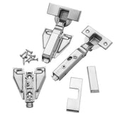 Full Kit Grass Tiomos Soft-Close Hinges (Pair) for Face Frame, 110°, 1/16'' Overlay