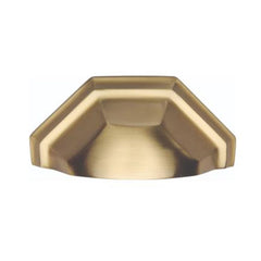 4'' Hex Cabinet Bin Pull, Polished Chrome