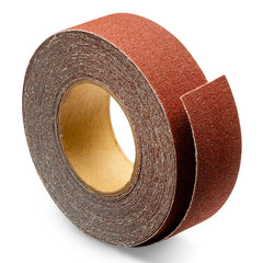 100-Grit Rockler J-Weight Cloth-Backed Sandpaper Roll, 1''W x 20'L