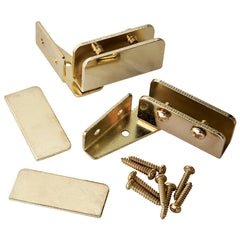 Glass Door Pivot Hinge - Polished Chrome (Pair)