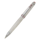 Breast Cancer Awareness Pen Hardware Kit, Chrome with Pink Crystals