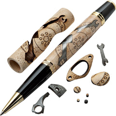 Mechanics Laser-Cut Inlay Pen Kit Blank